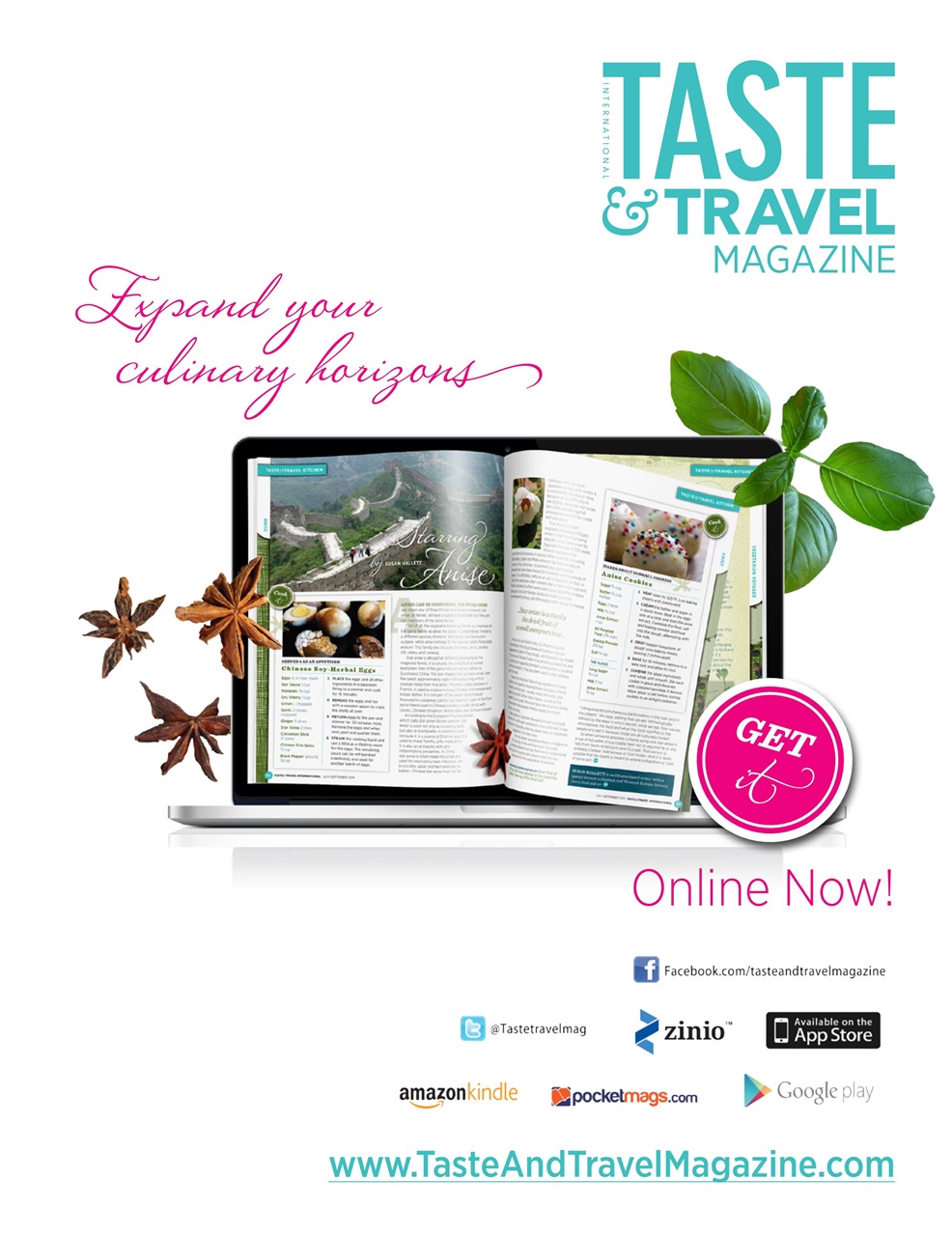 Taste & Travel International Preview Pages