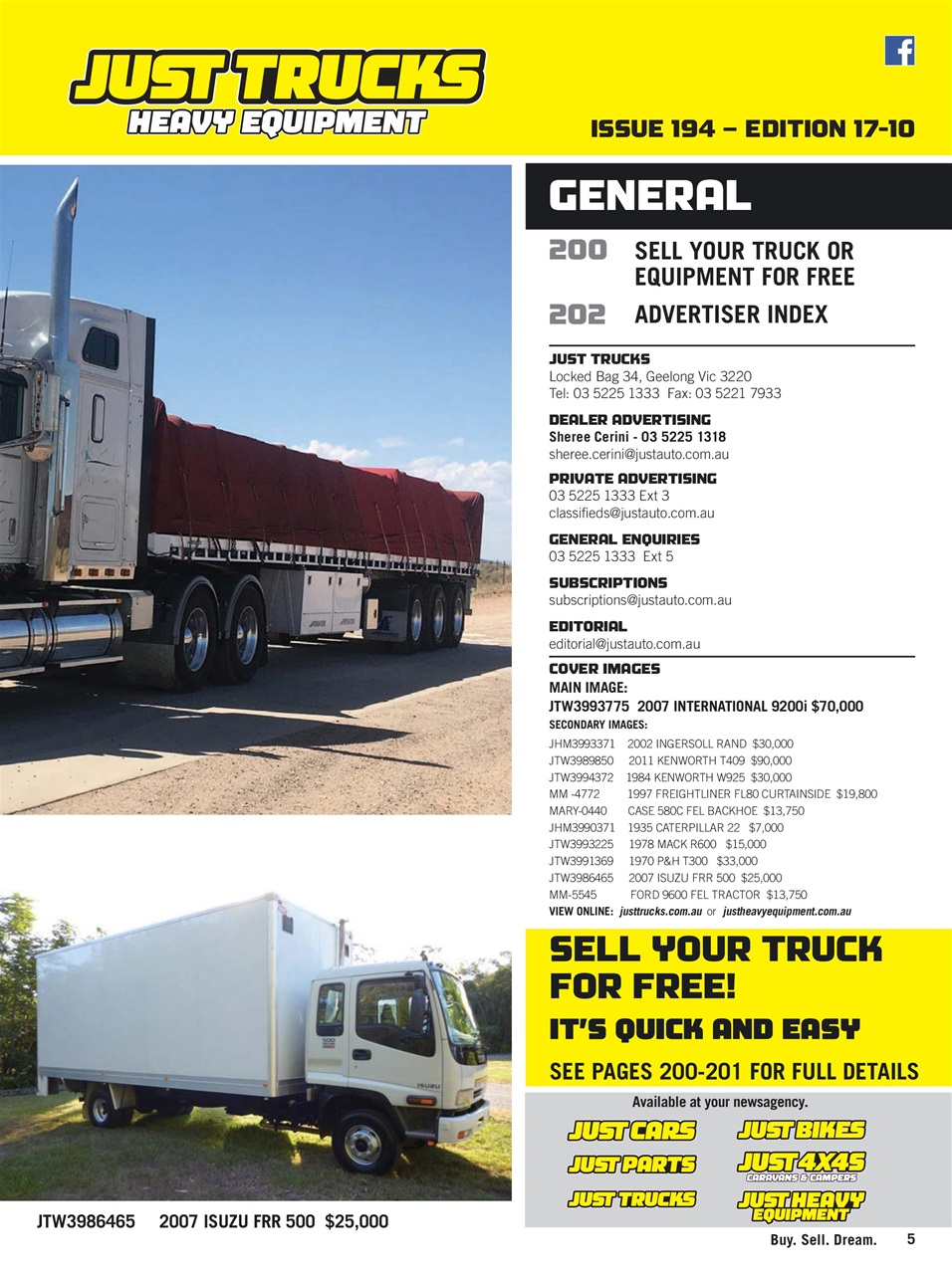 JUST TRUCKS Preview Pages