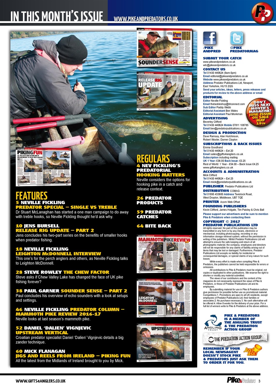 Pike & Predators Preview Pages