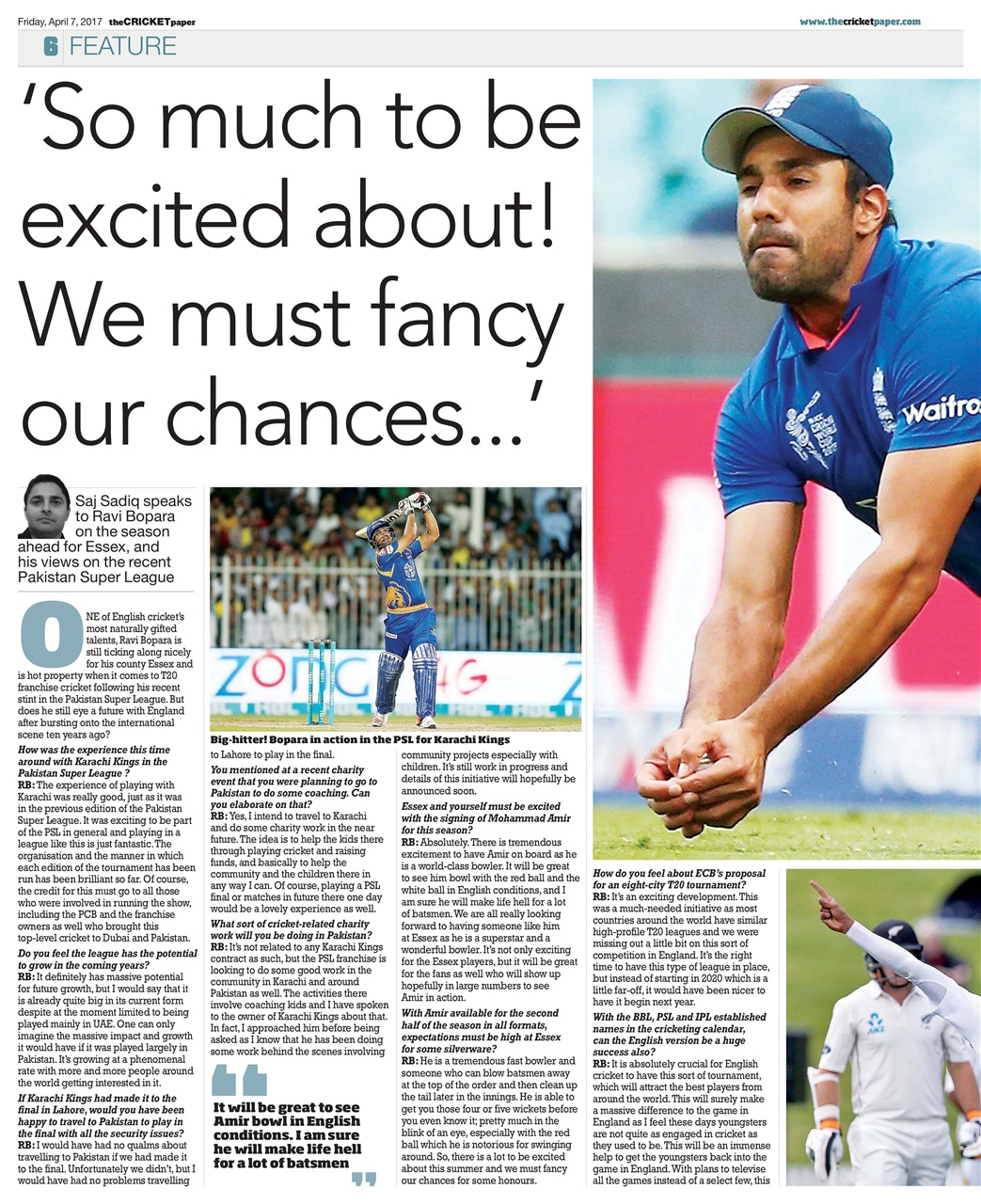 The Cricket Paper Preview Pages