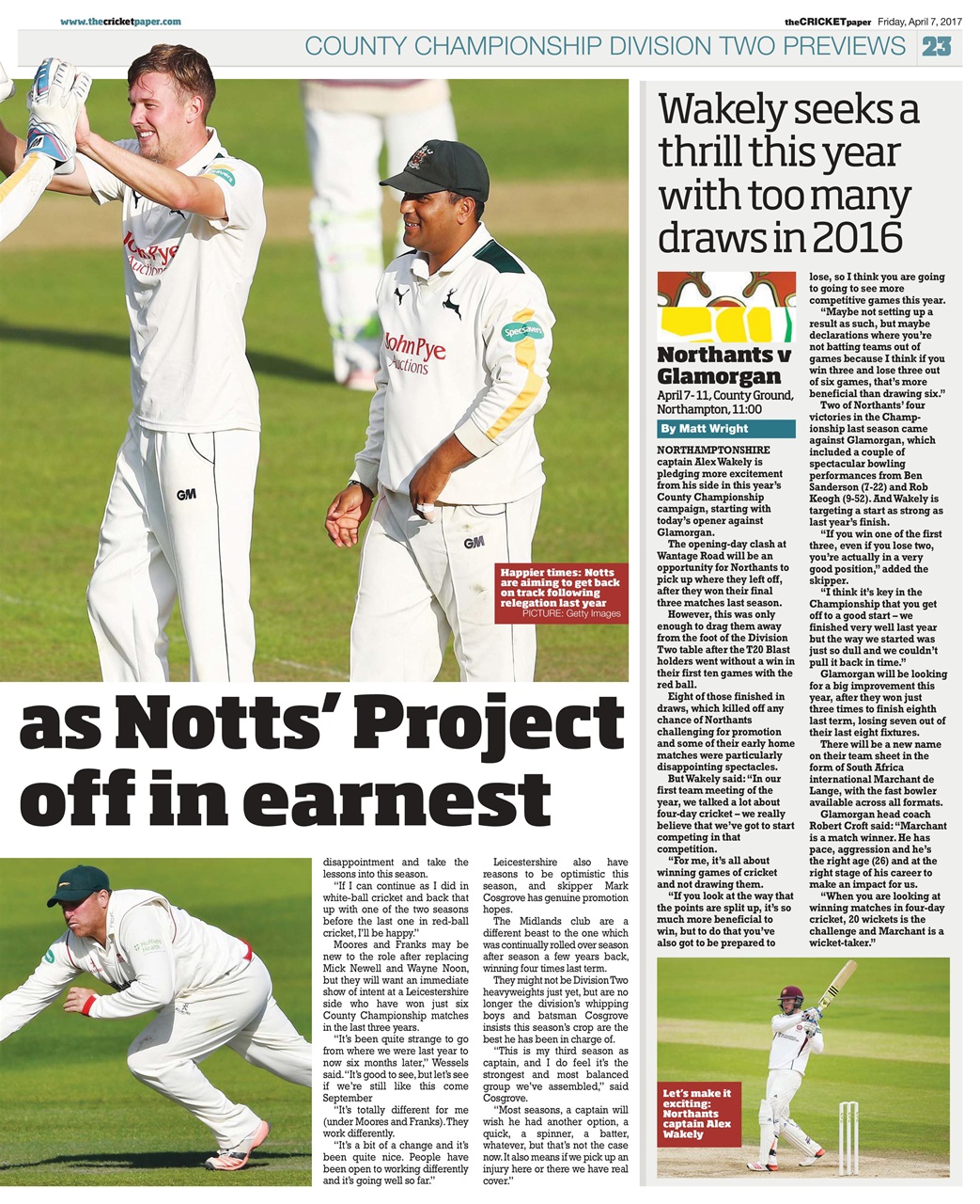 The Cricket Paper Preview Pages
