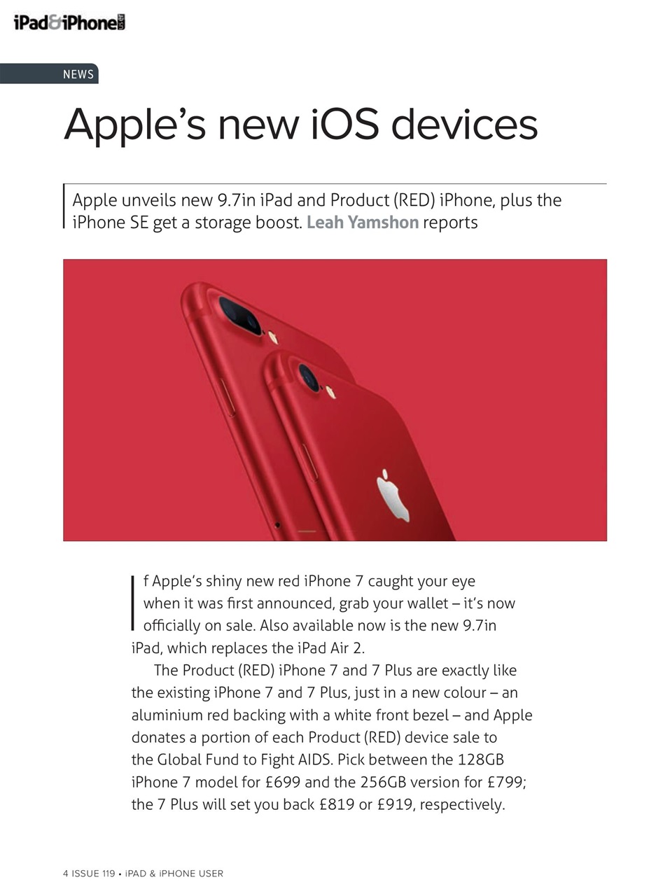 iPad and iPhone User Preview Pages
