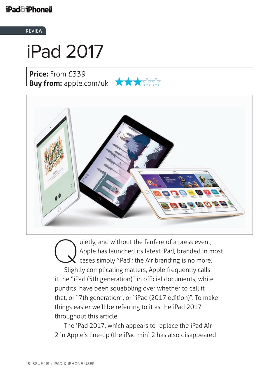iPad and iPhone User Preview Pages
