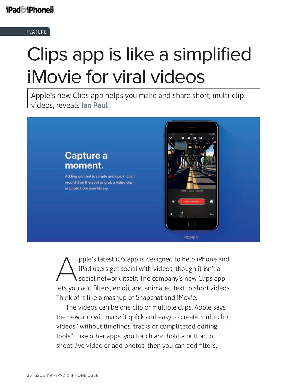 iPad and iPhone User Preview Pages