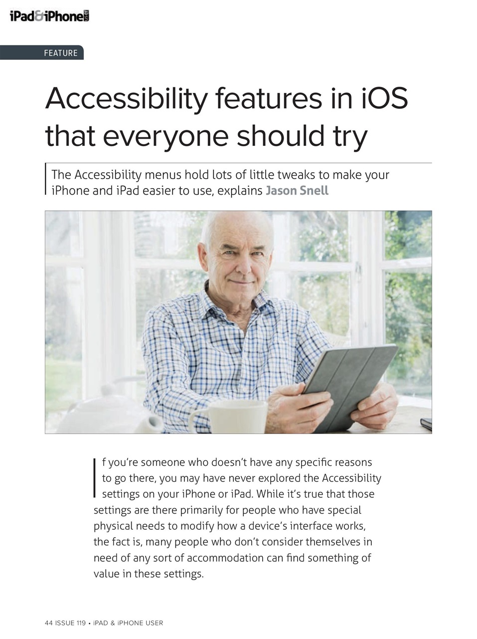 iPad and iPhone User Preview Pages