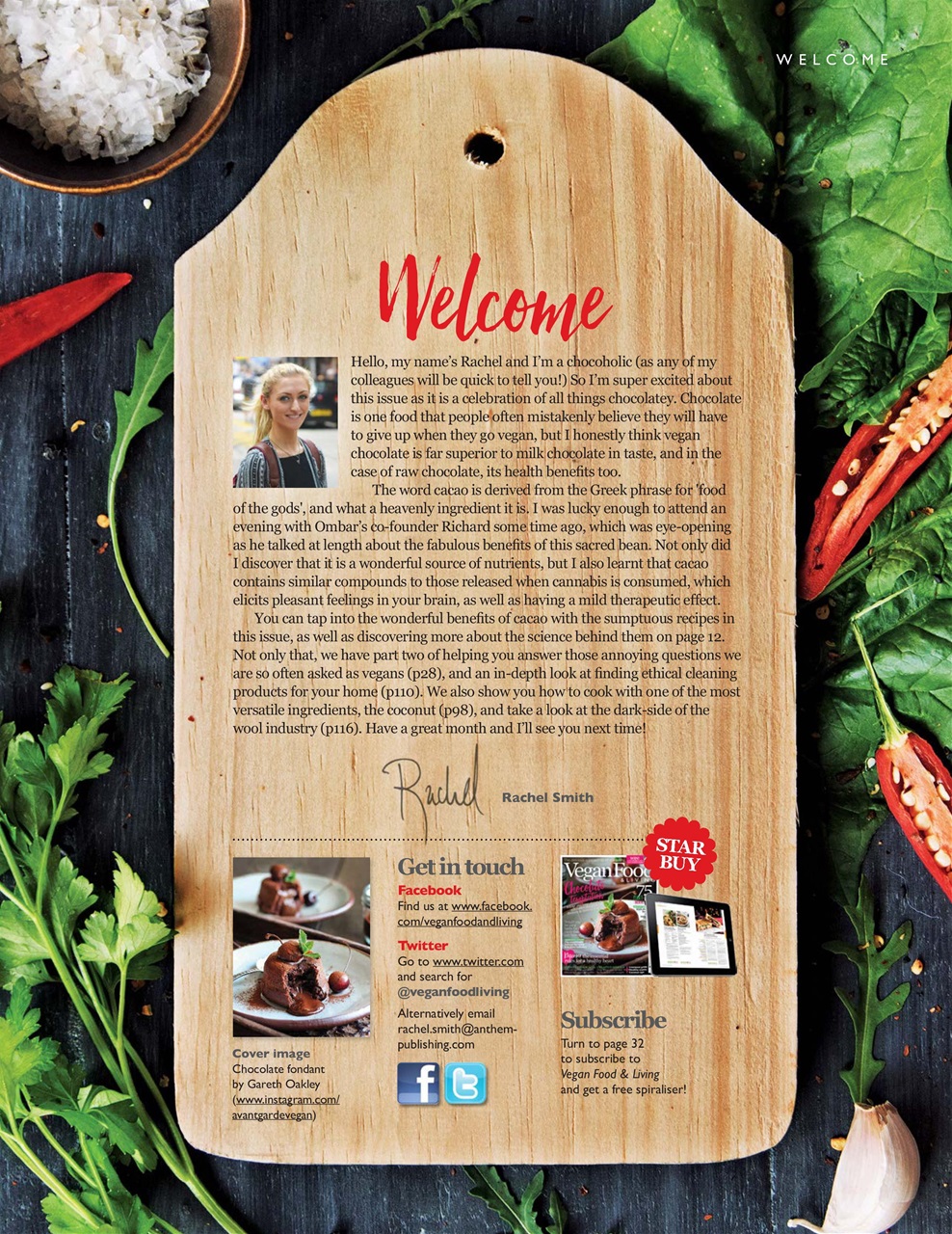 Vegan Food & Living Magazine Preview Pages