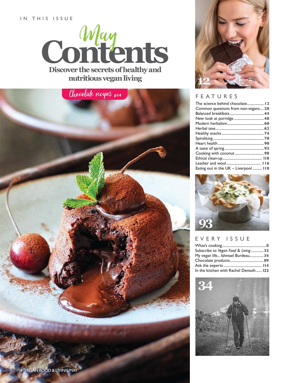 Vegan Food & Living Magazine Preview Pages