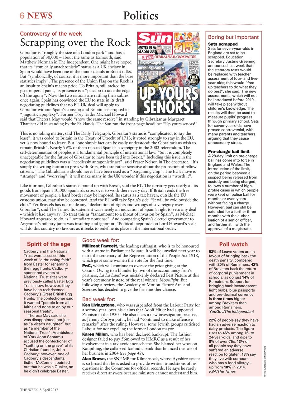 The Week Preview Pages