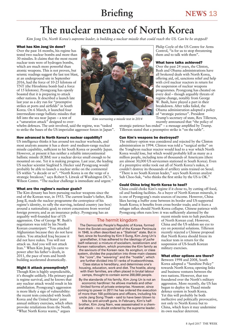 The Week Preview Pages