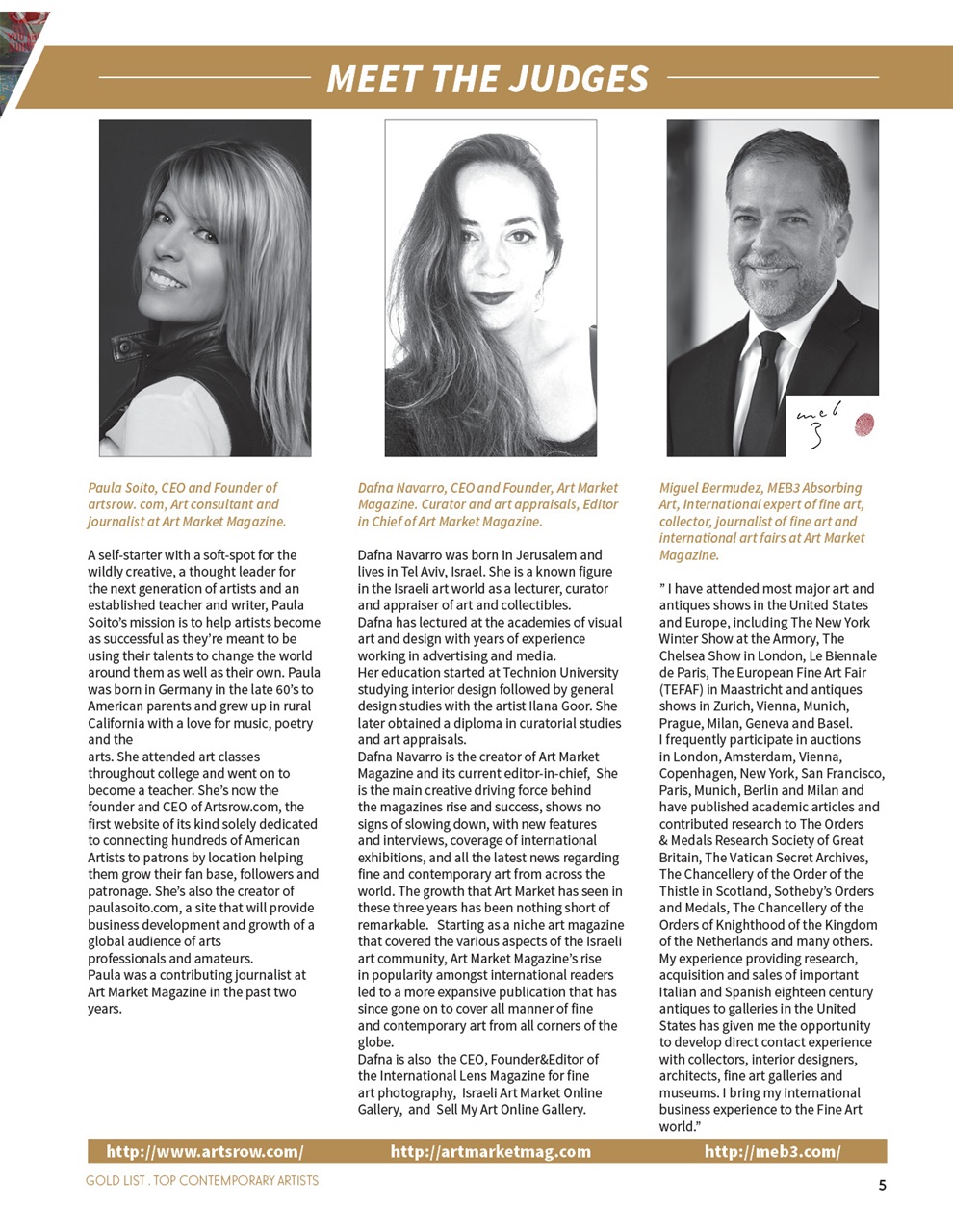 Art Market Magazine Preview Pages