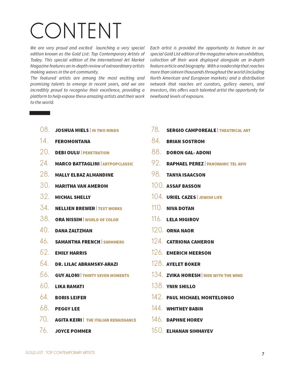 Art Market Magazine Preview Pages