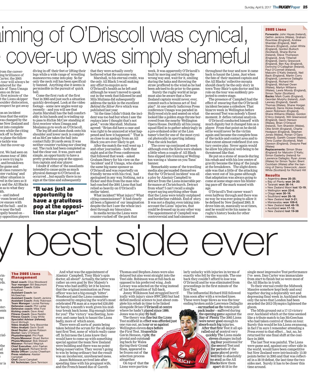 The Rugby Paper Preview Pages