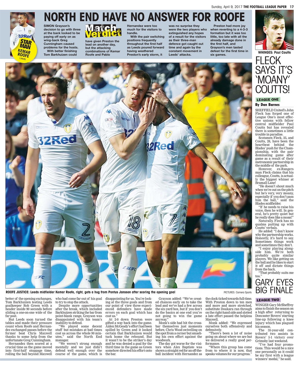 The Football League Paper Preview Pages