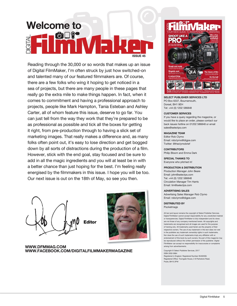 Digital FilmMaker Preview Pages
