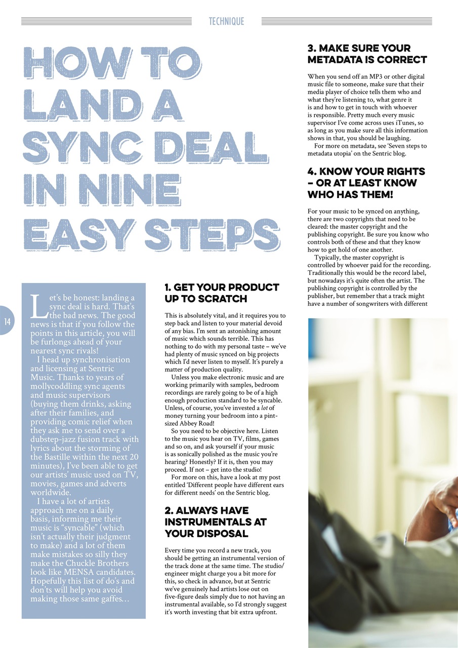 Songwriting Magazine Preview Pages