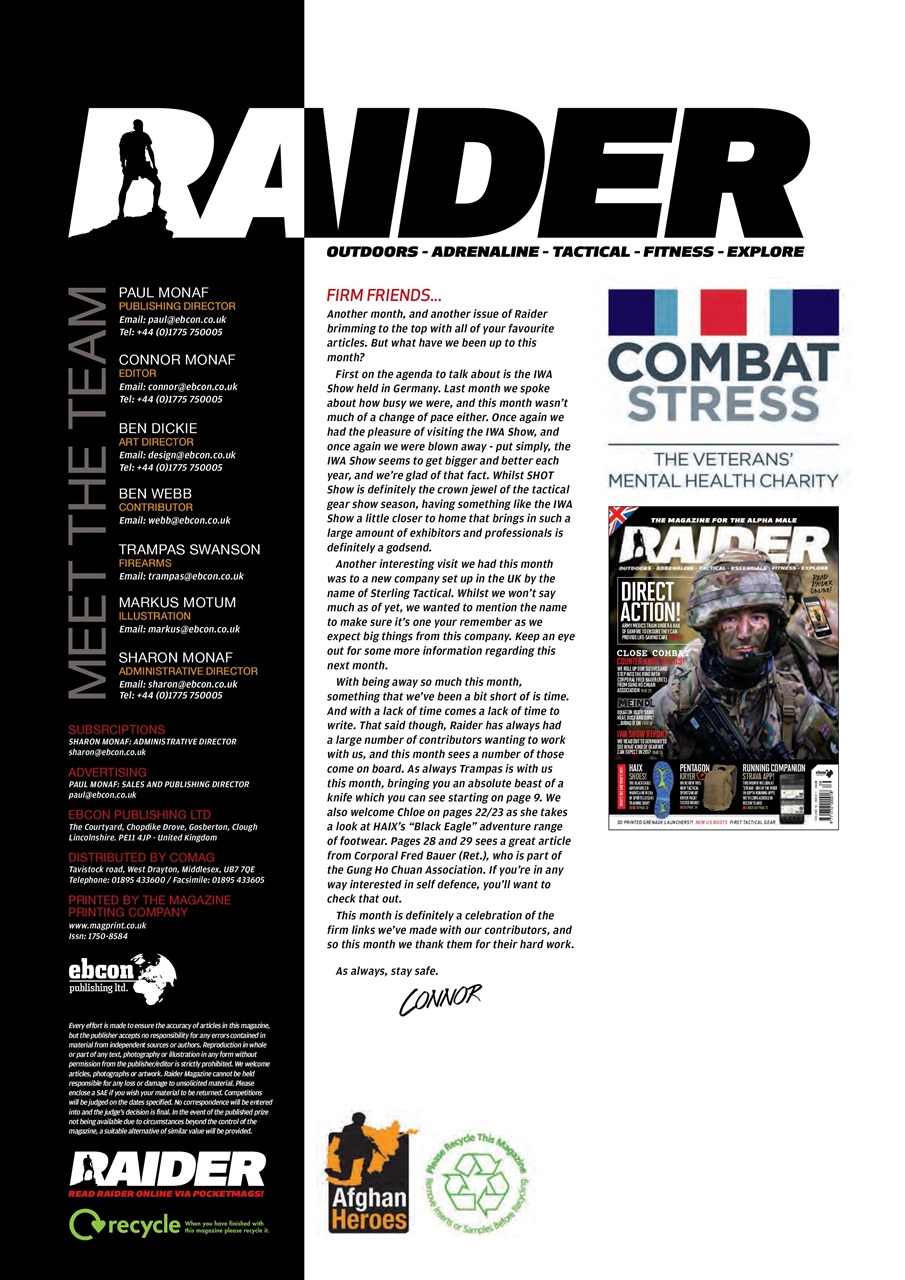 Raider Preview Pages