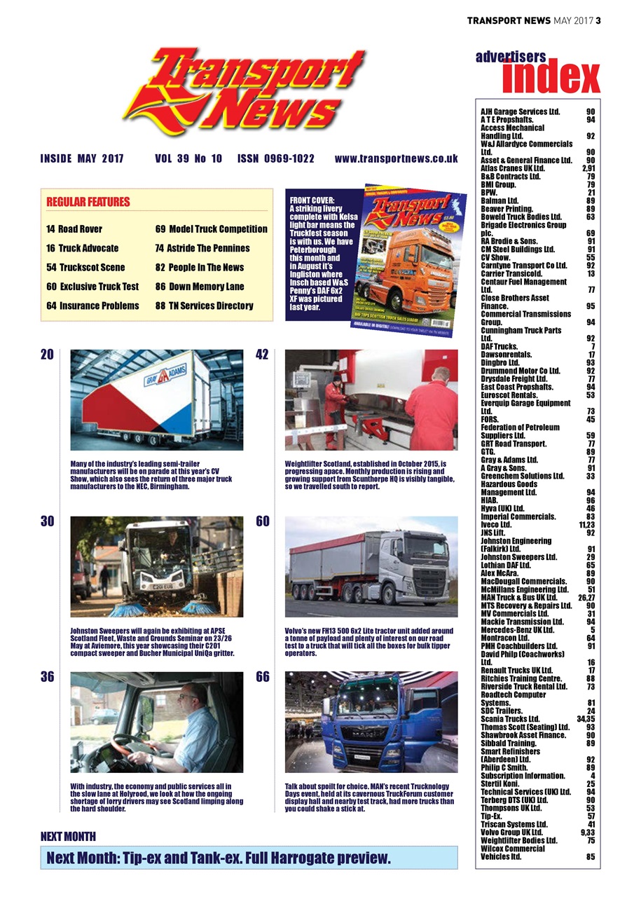 Transport News Preview Pages