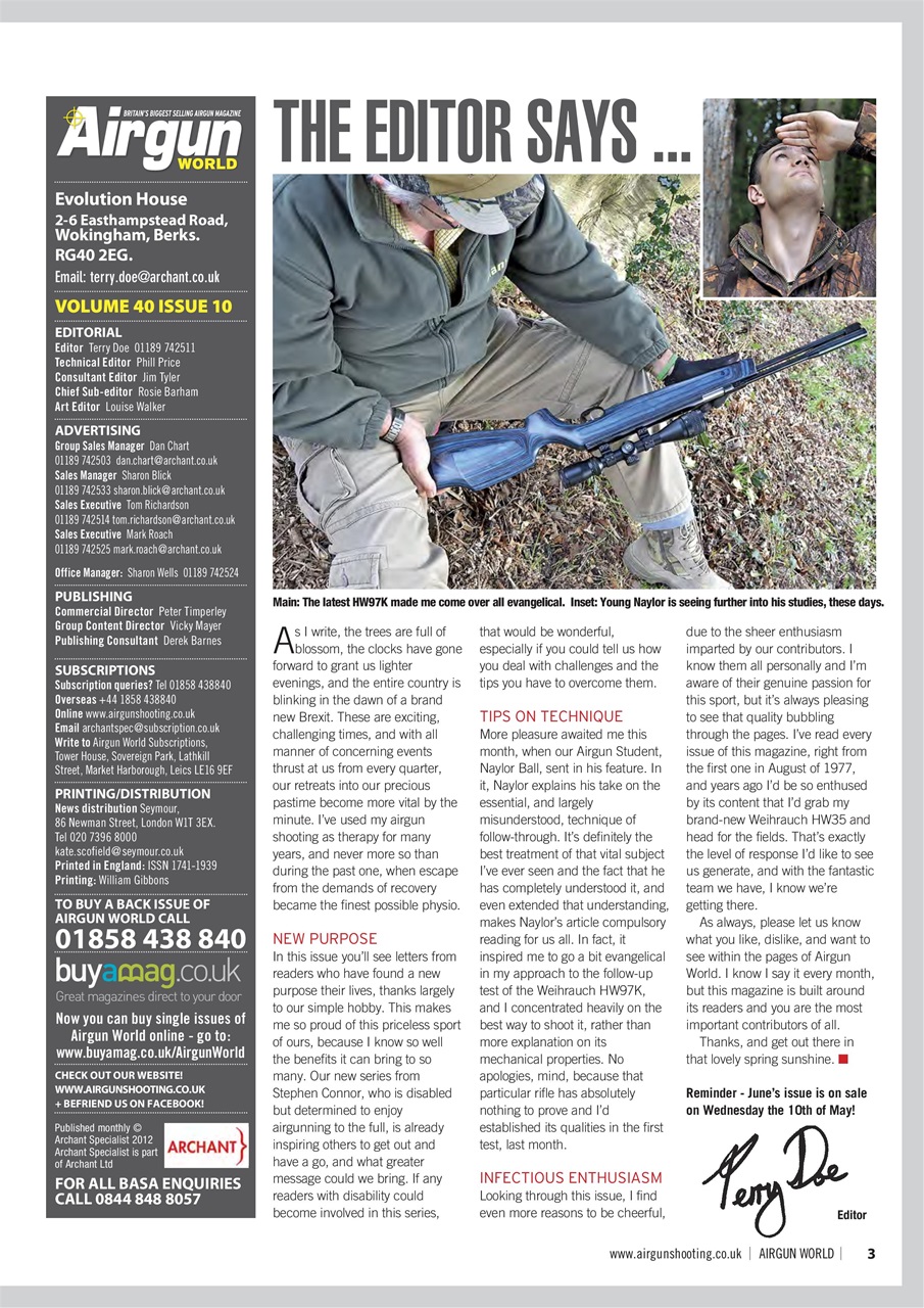 Airgun World Preview Pages