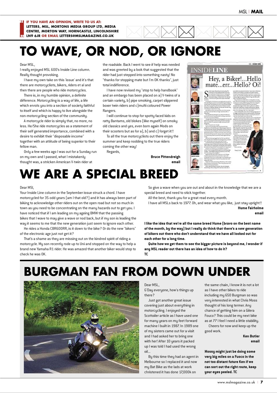 Motorcycle Sport & Leisure Preview Pages