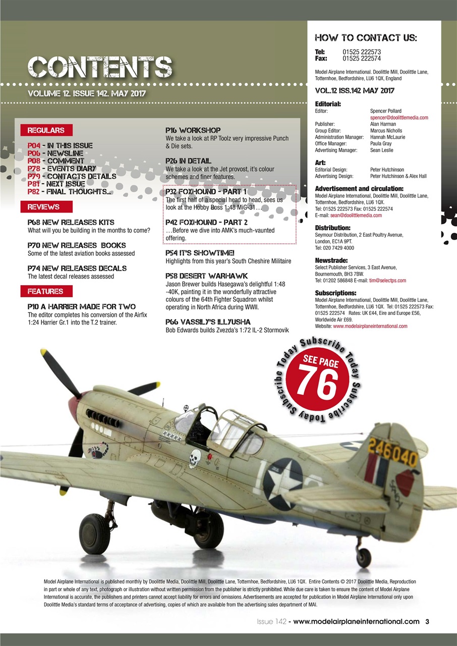 Model Airplane International Preview Pages