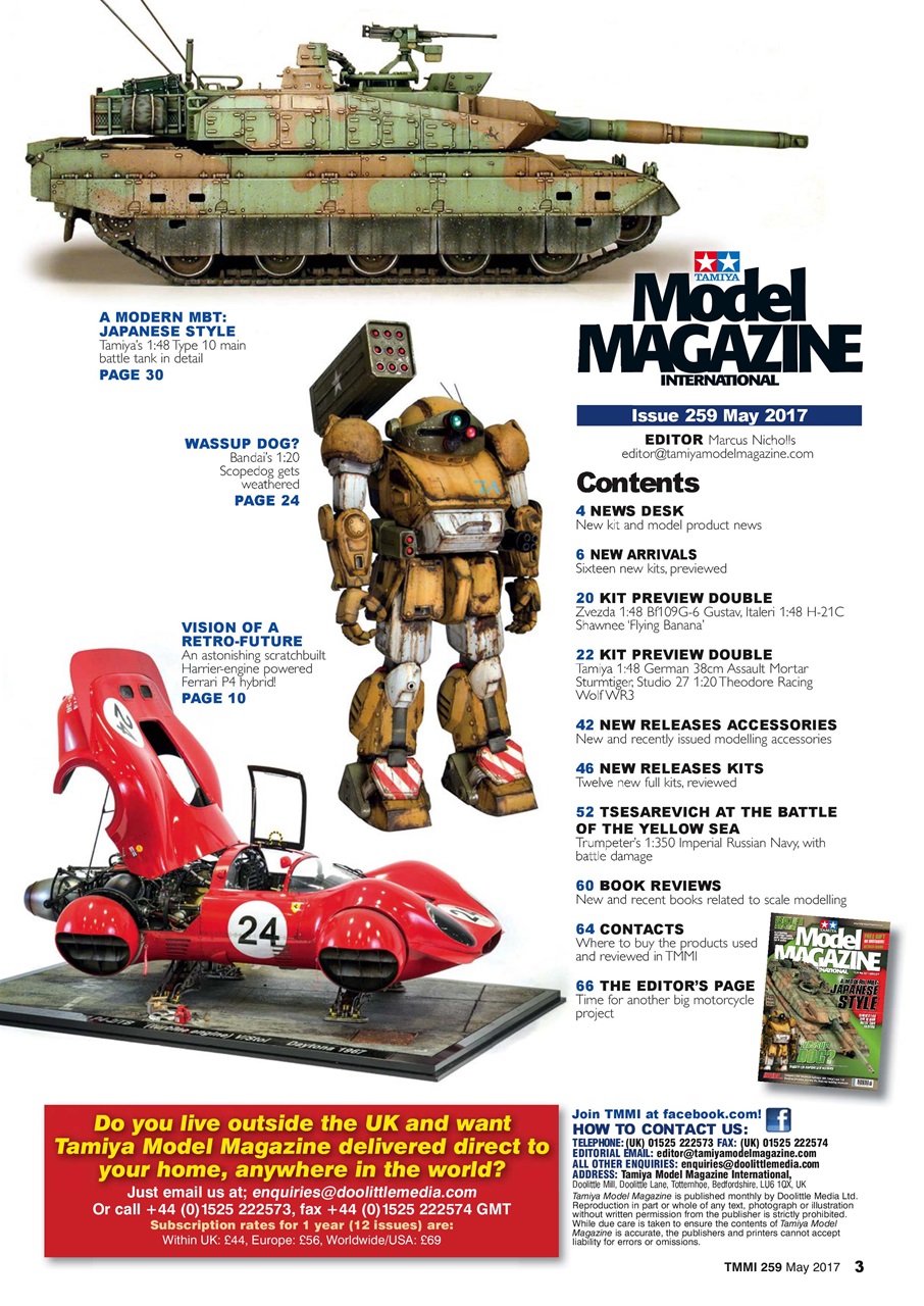 Tamiya Model Magazine Preview Pages