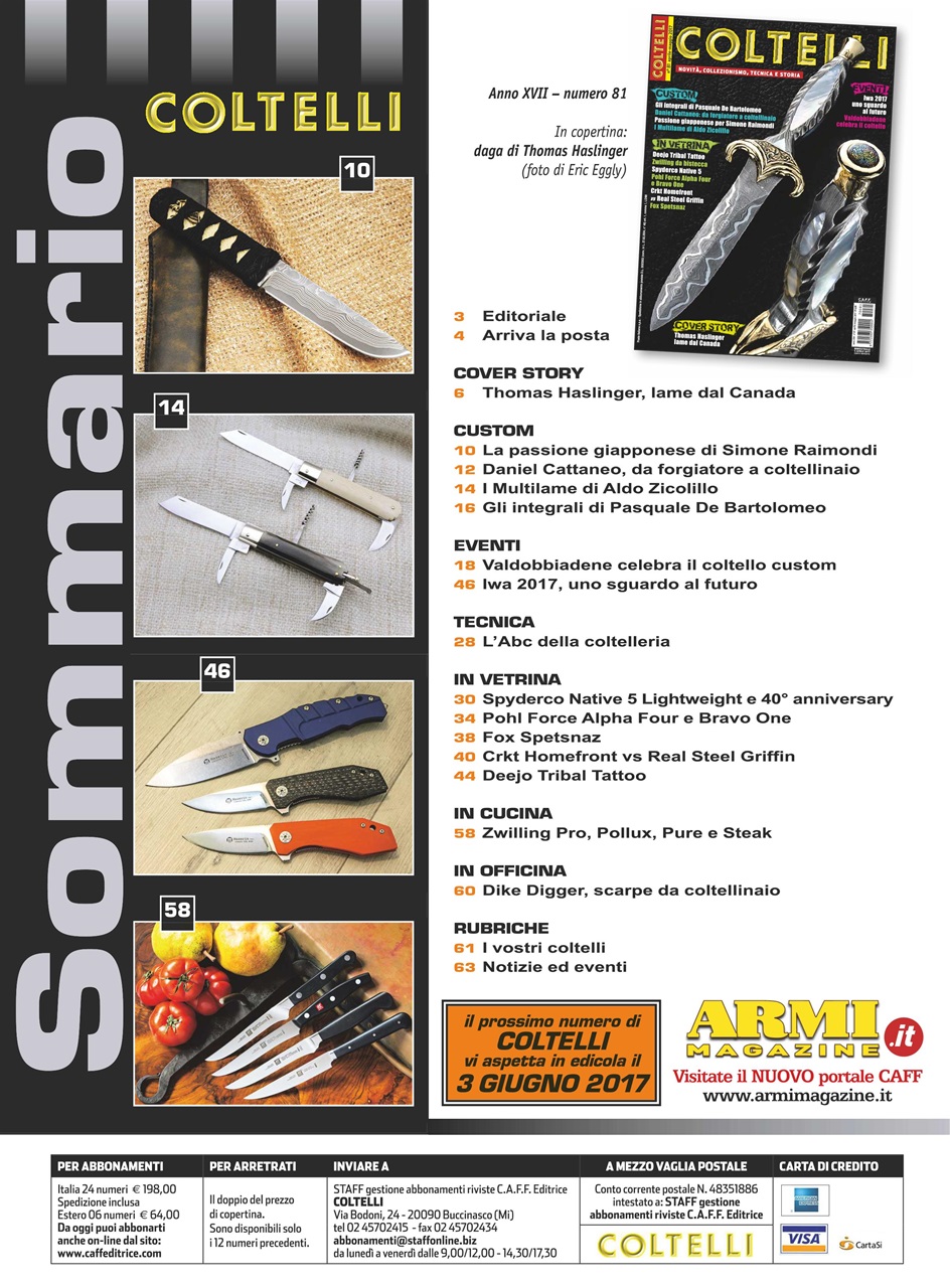 COLTELLI Preview Pages