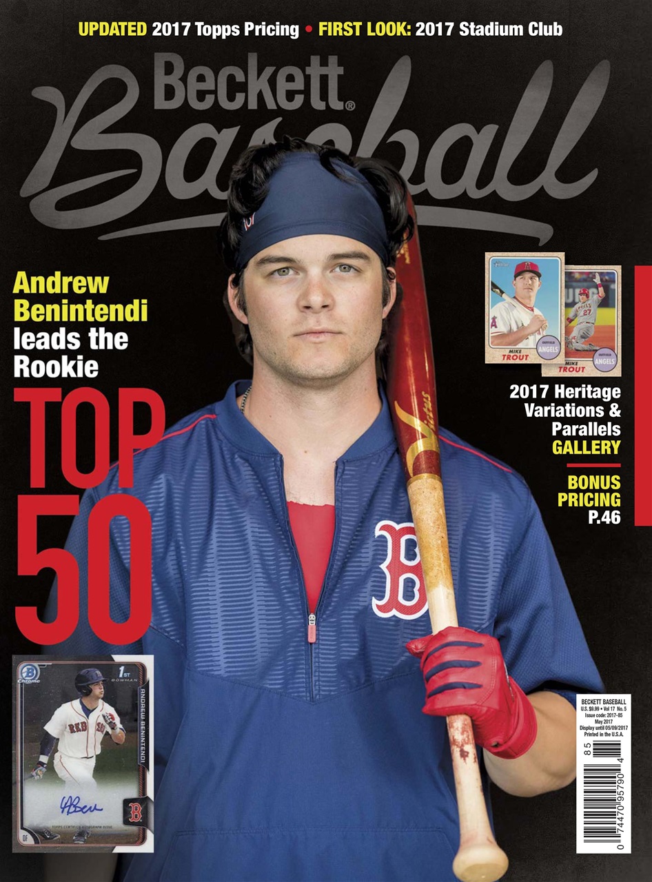 Beckett Baseball Magazine Preview Pages