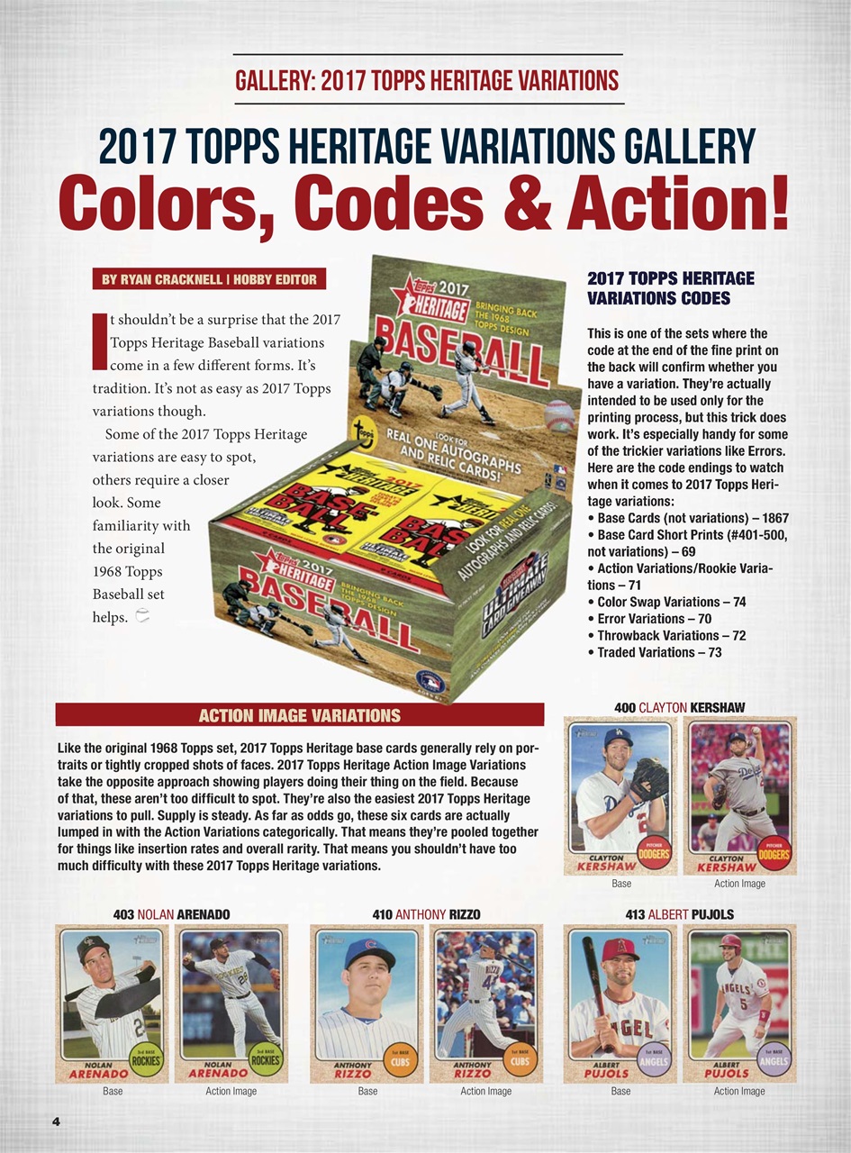 Beckett Baseball Magazine Preview Pages
