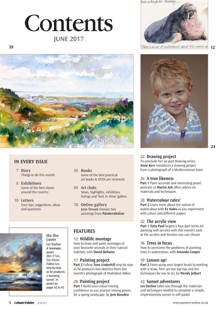 Leisure Painter & The Artist Preview Pages