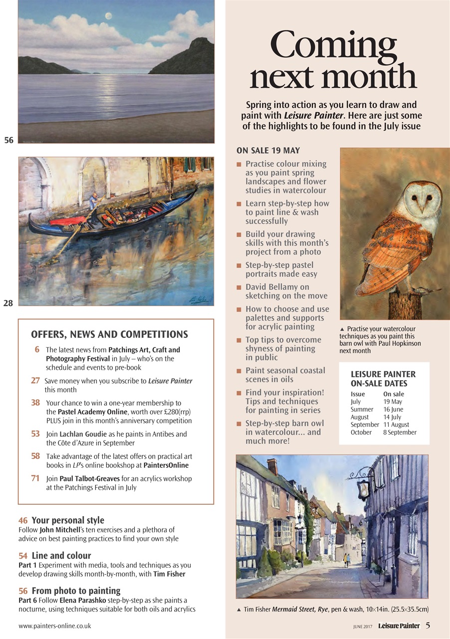 Leisure Painter & The Artist Preview Pages