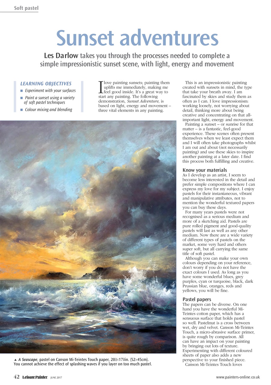 Leisure Painter & The Artist Preview Pages