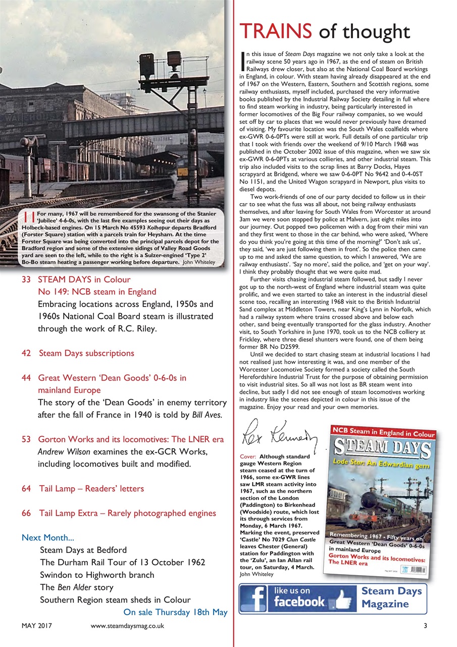 Steam Days Preview Pages