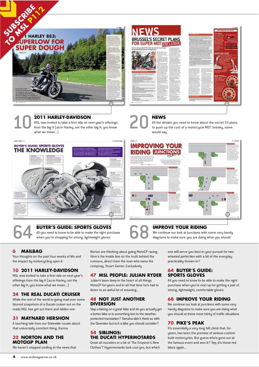 Motorcycle Sport & Leisure Preview Pages
