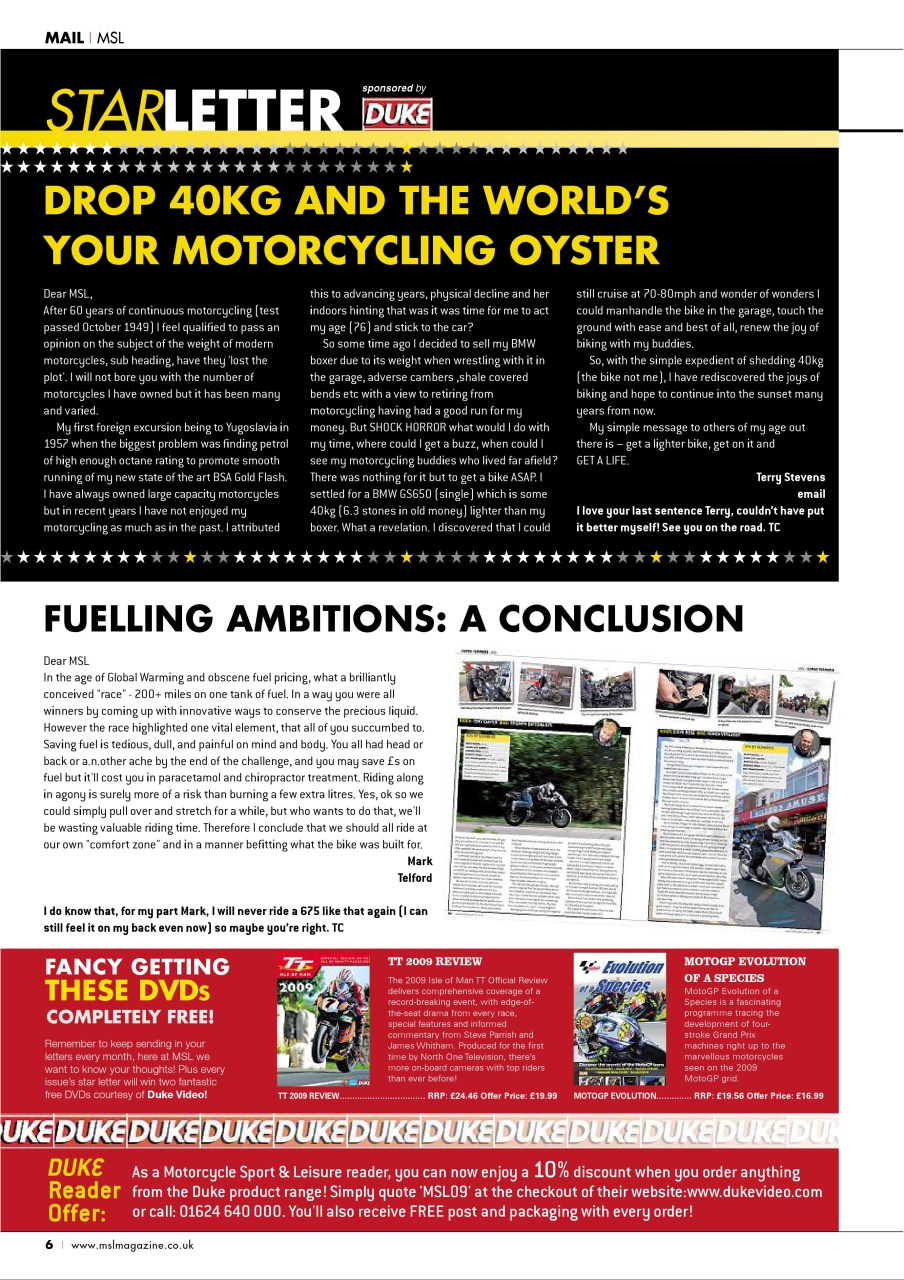 Motorcycle Sport & Leisure Preview Pages