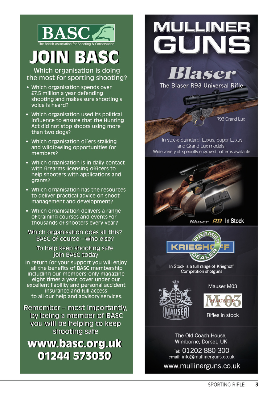 Sporting Rifle Preview Pages