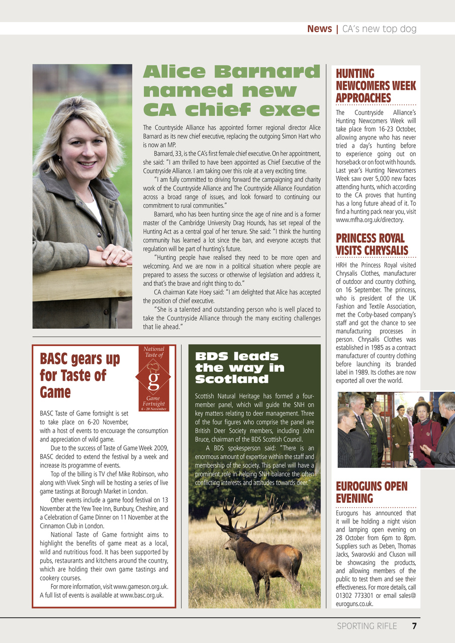 Sporting Rifle Preview Pages