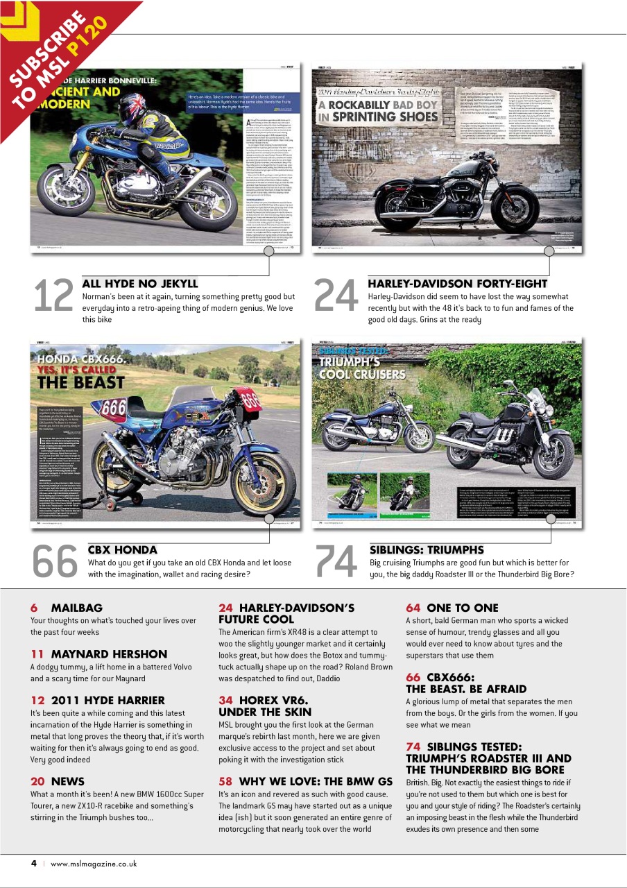 Motorcycle Sport & Leisure Preview Pages