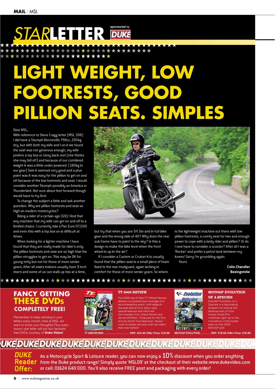 Motorcycle Sport & Leisure Preview Pages