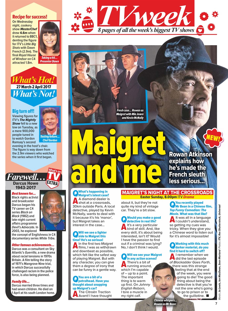 What's on TV Preview Pages