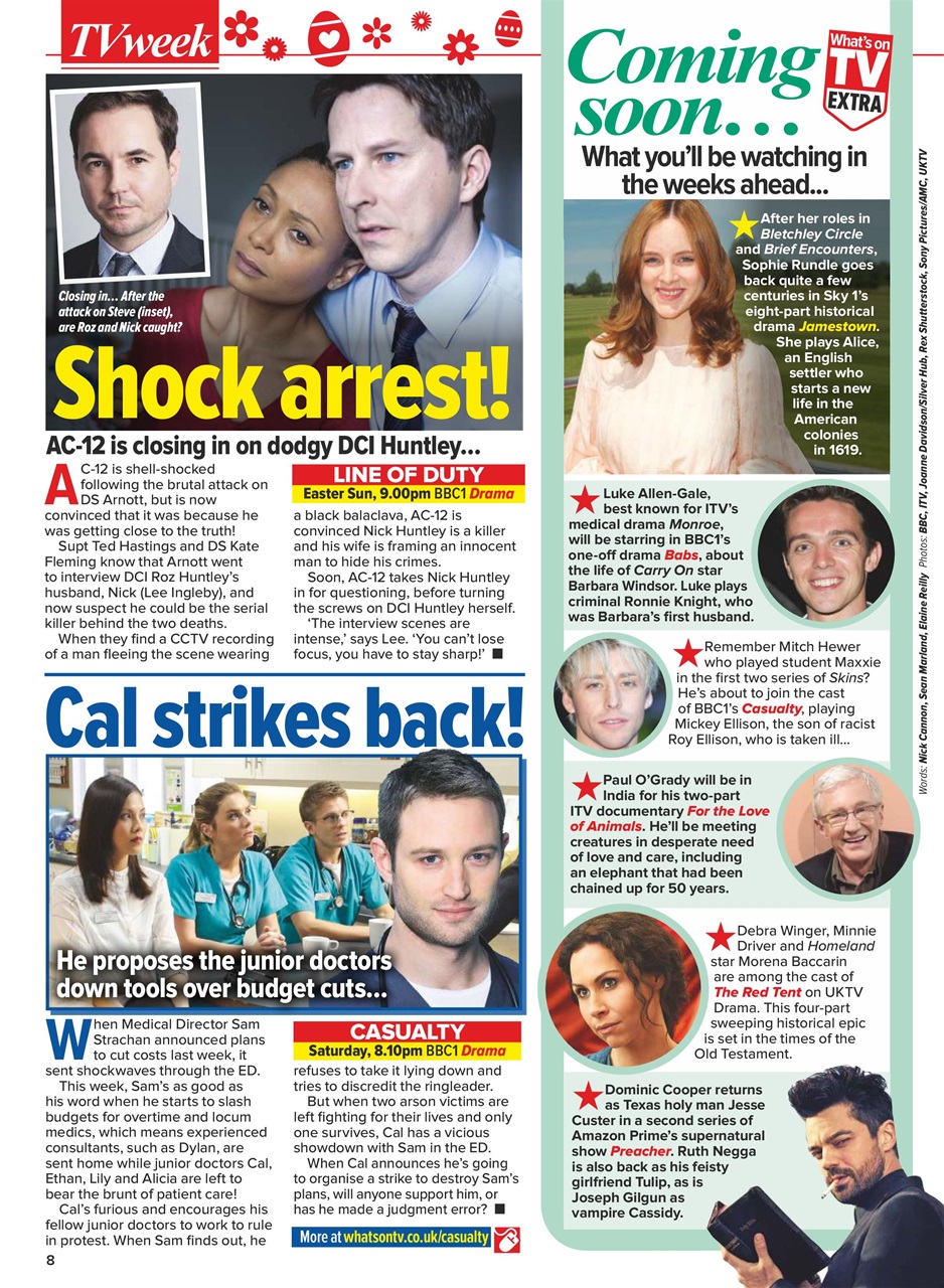 What's on TV Preview Pages