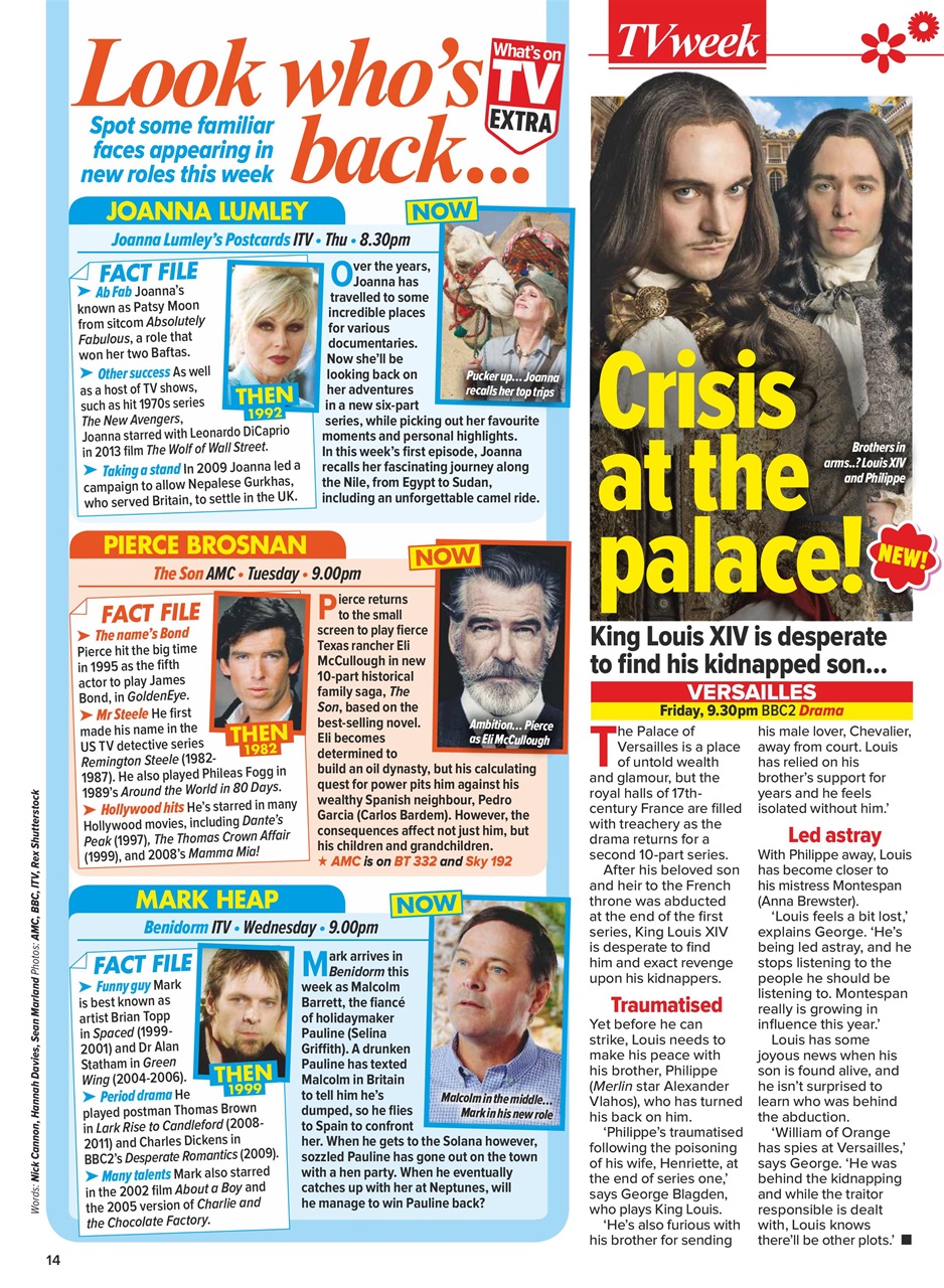 What's on TV Preview Pages