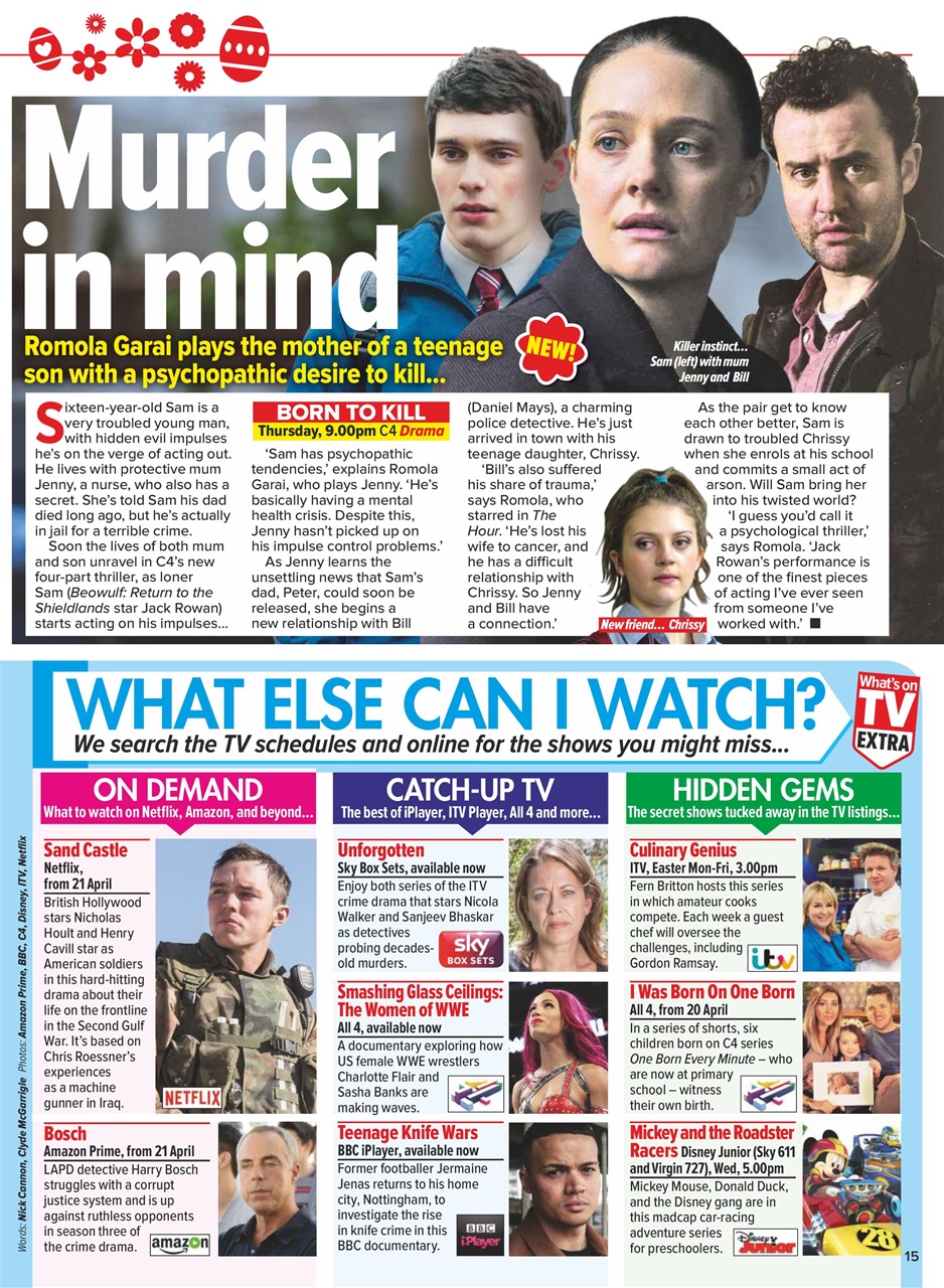 What's on TV Preview Pages