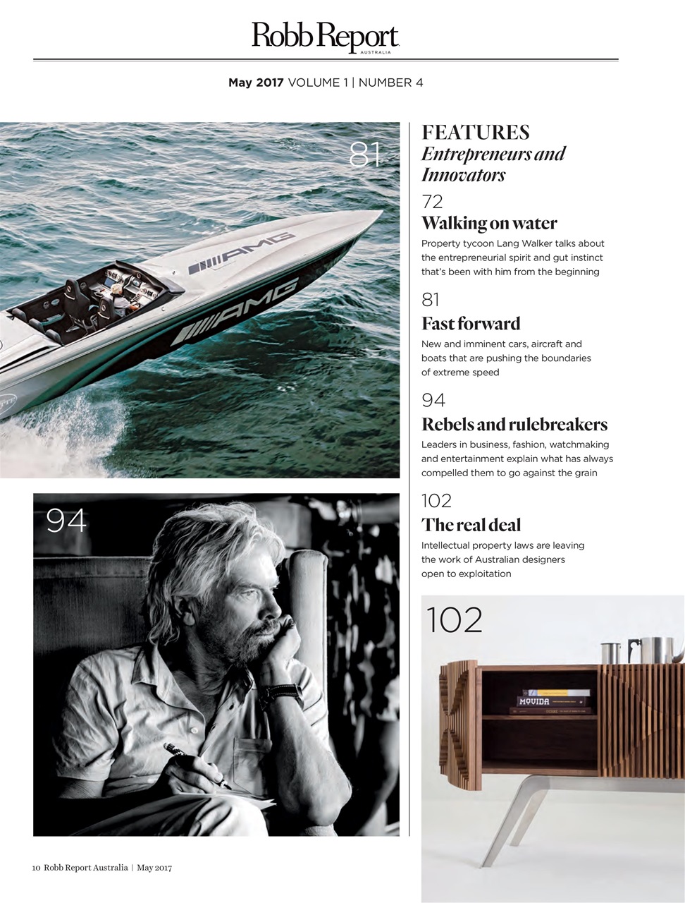 Robb Report Australia & New Zealand Preview Pages