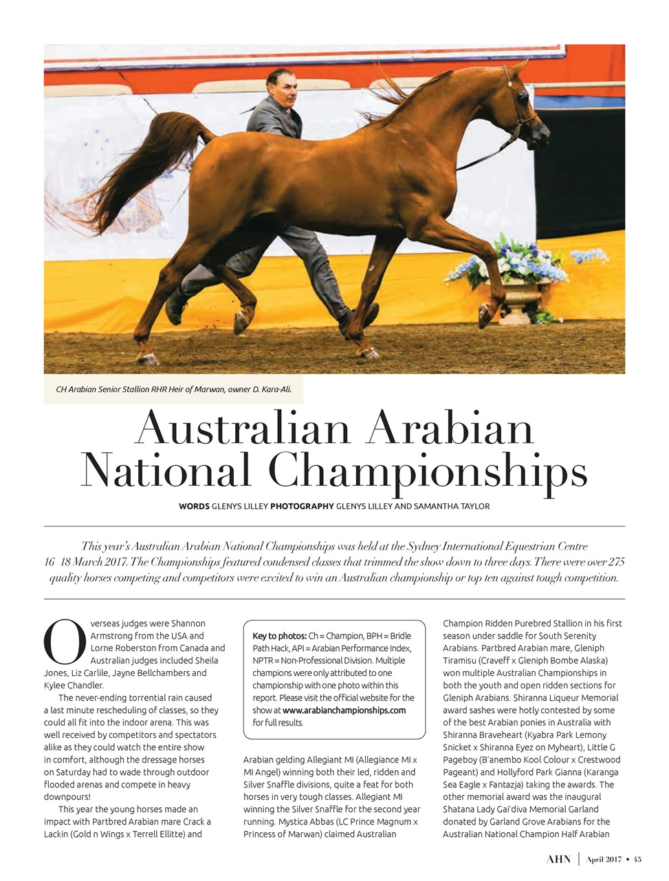 Australian Arabian Horse News Preview Pages