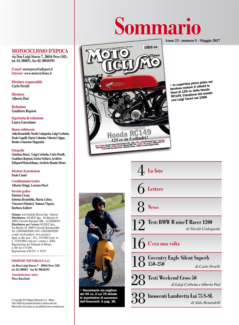 Motociclismo d'Epoca Preview Pages