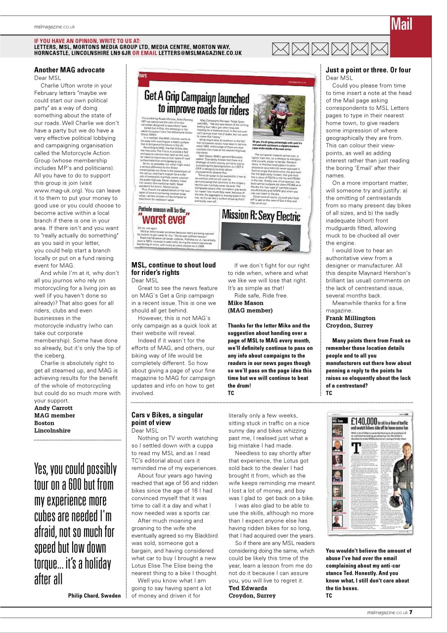 Motorcycle Sport & Leisure Preview Pages