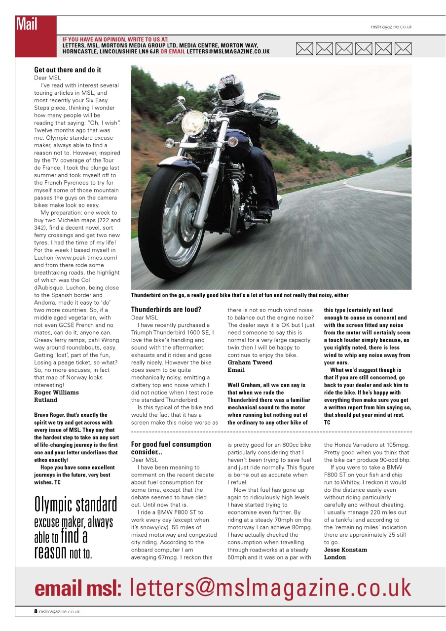 Motorcycle Sport & Leisure Preview Pages