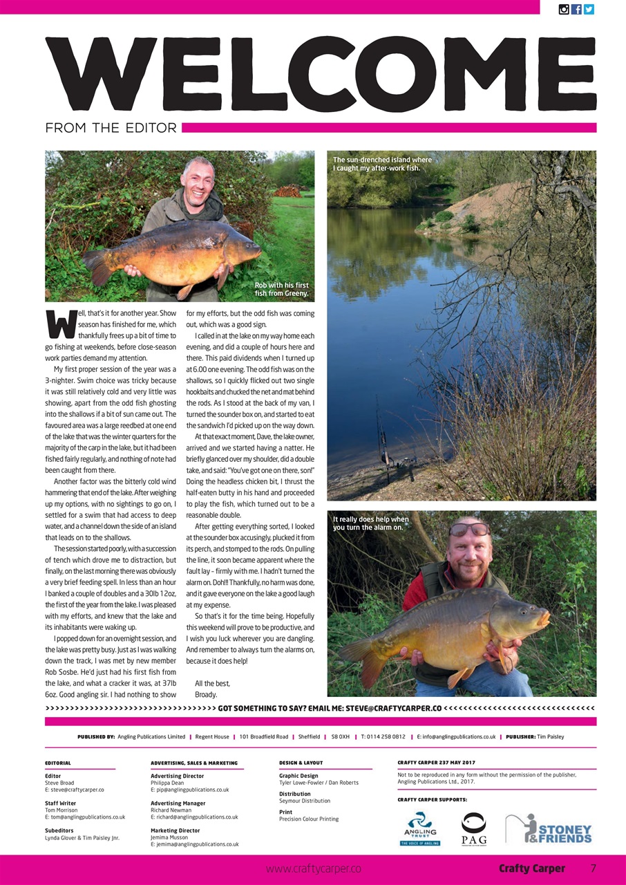 Crafty Carper Preview Pages