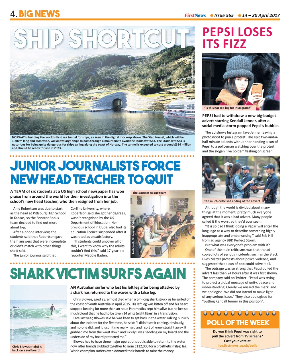 First News Preview Pages