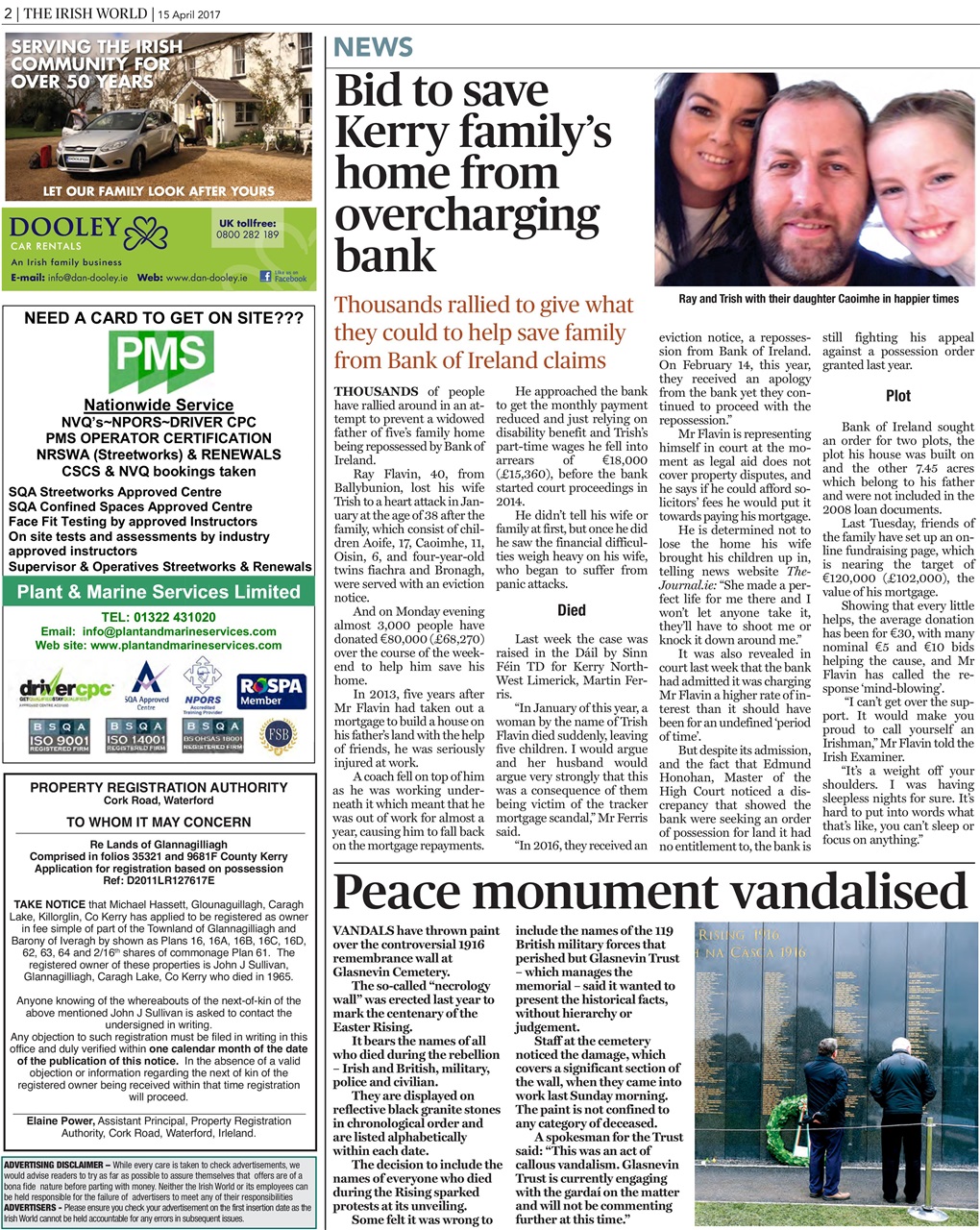 Irish World Preview Pages